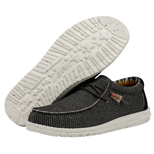 Wally Knit Herren Charcoal HEYDUDE